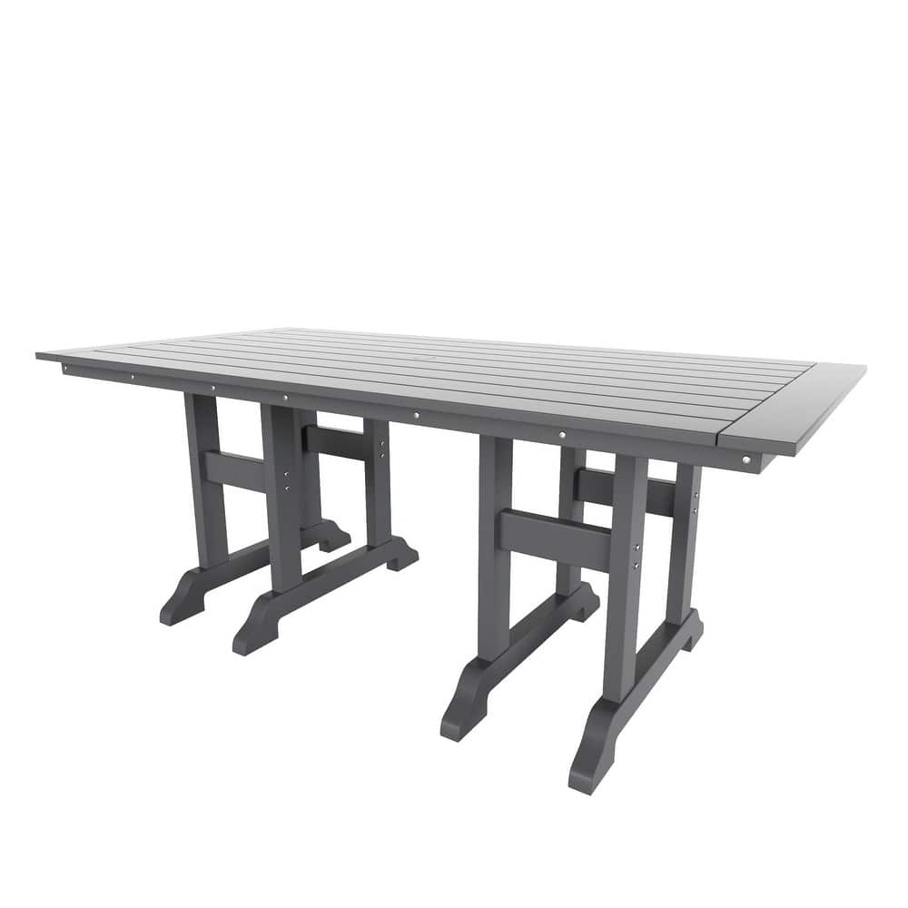 Laguna Hdpe All Weather Outdoor Patio 71" Rectangular Dining Table