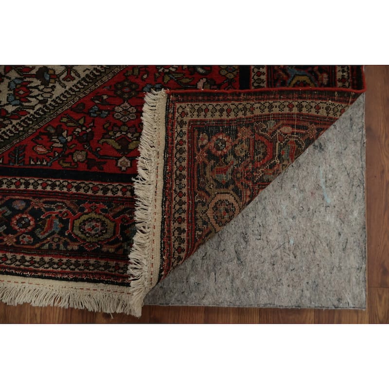 Hand Knotted Oriental 100% Wool Carpet Traditional Floral Beige & Ivories Sarouk (Farahan) Area Rug - 6' 5'' X 4' 2''