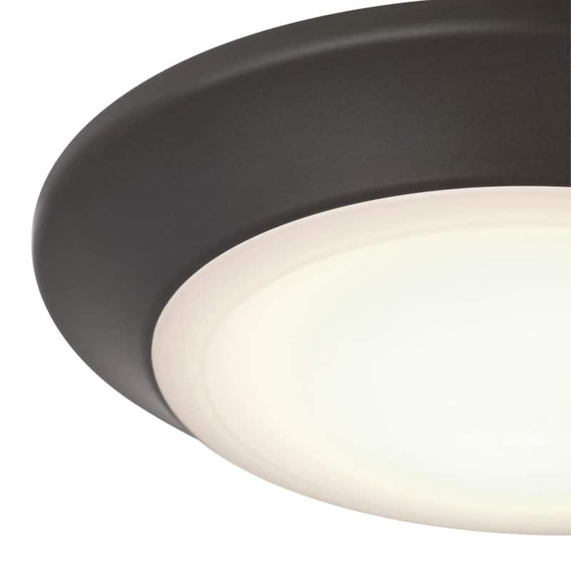 Westinghouse 6134100 Makira 8" Wide LED Flush Mount Bowl Outdoor
