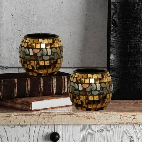 Springdale Lighting 2-Piece Ceile Candle Holder, Multi-Colored Finish
