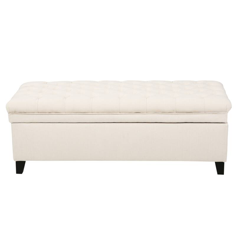 Hastings Tufted Storage Ottoman Bench by Christopher Knight Home