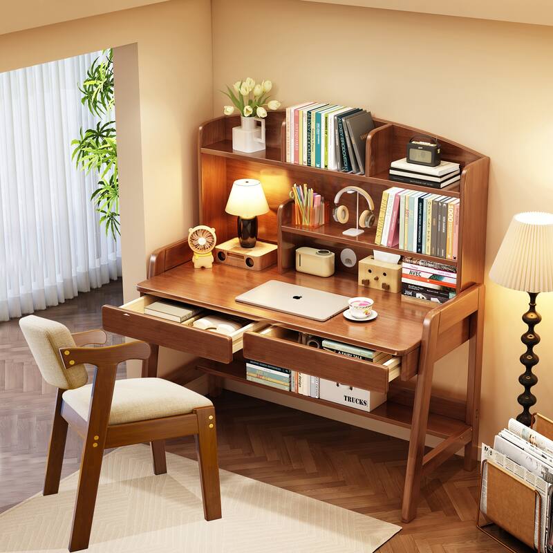 Kids Desk and Chair Set, Kid Study Desk, Computer Writing Desk - 36.6"x21.7"