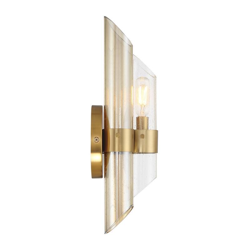 Warm Brass One Light Wall Sconce from the Biltmore Collection