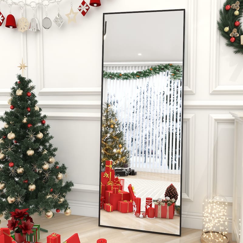 58 x 18 Rectangle Full Length Mirror for Hanging and leaning
