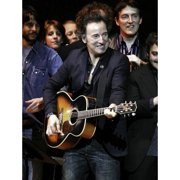 Bruce Springsteen and friends on stage at Carnegie Hall Photo Print ...
