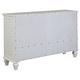 preview thumbnail 10 of 15, Sandy Beach Bedroom Set Cream White