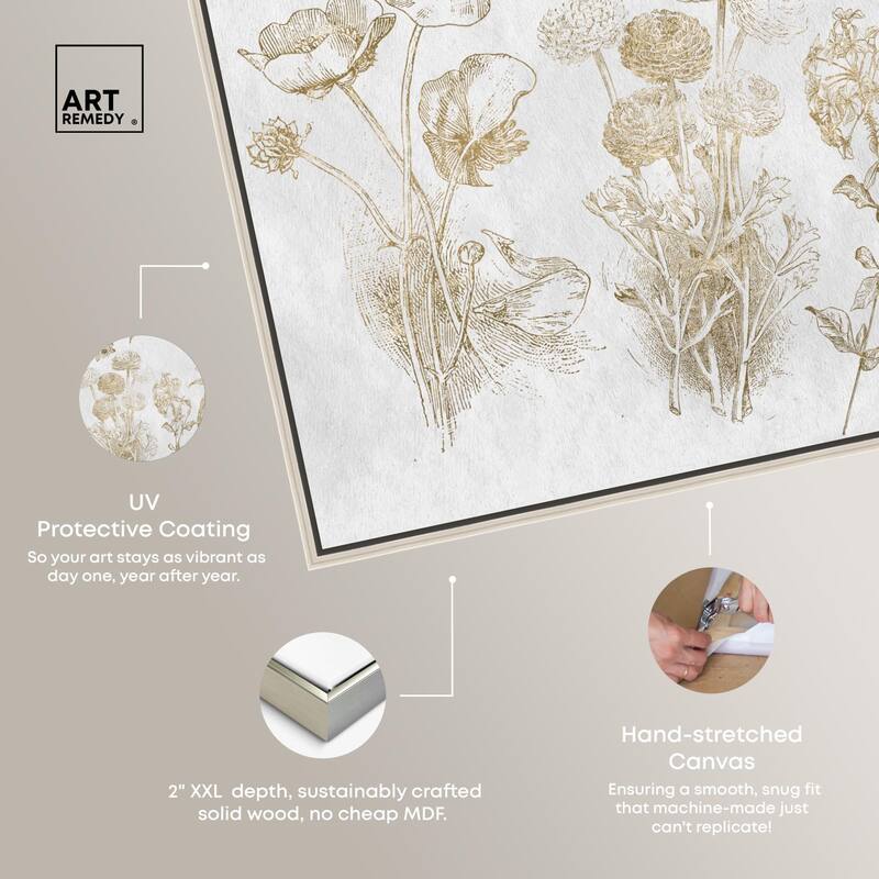 Floral Selection Canvas by Art Remedy