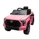 preview thumbnail 26 of 98, 12V Toyota Tundra Electric Ride-On Truck with Remote Control, Three Speeds, LED Lights, and Music for Kids Ages 3-8