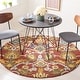 preview thumbnail 22 of 121, SAFAVIEH Fiorello Handmade Blossom French Country Wool Area Rug 4' Round - Red/Multi - Round