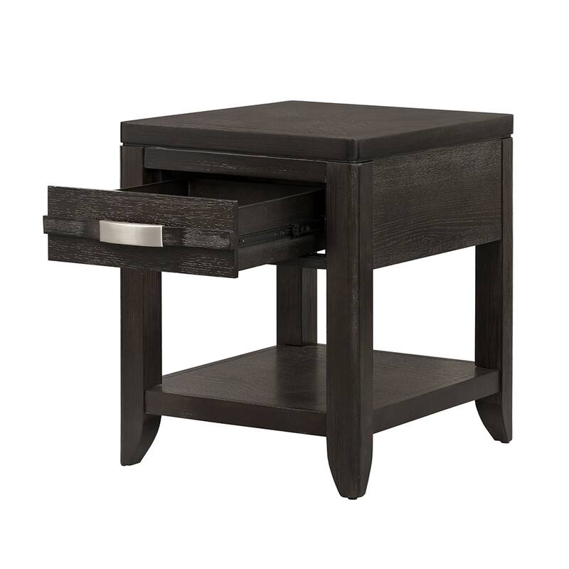 GDFStudio - End Table with Drawer and Shelf