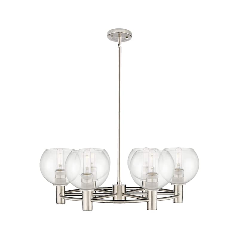 Innovations Lighting Downtown Urban - Crown Point - 6 Light 26" Athens Stem Hung Chandelier