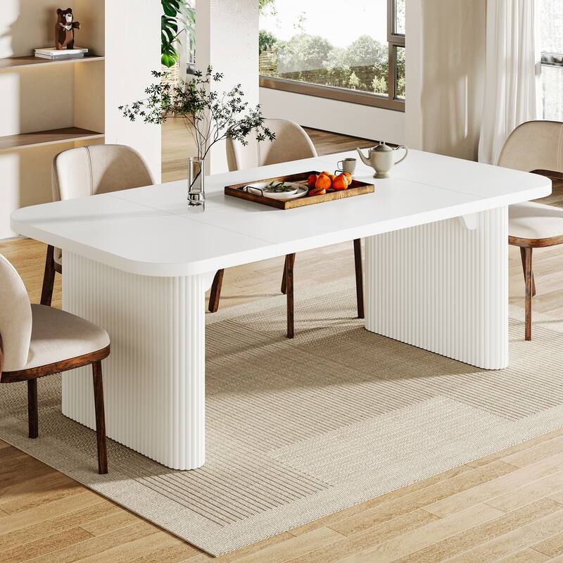 Wood Dining Table, Modern Kitchen Table, Dining Room Accent Table