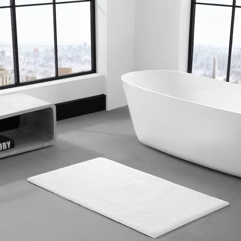 Madison Park Signature Marshmallow Bath Rug