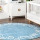 preview thumbnail 82 of 136, Nuloom Alphabet SpinClean Washable Round Rug