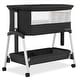 preview thumbnail 1 of 10, Dream On Me Calypso Portable Bassinet with Wheels Black