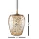 preview thumbnail 4 of 2, Artistic Weavers Toka Twinkle Glam 1-light Pendant