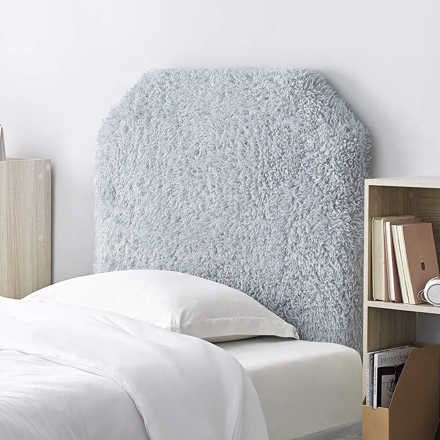 Faux fur headboard shop