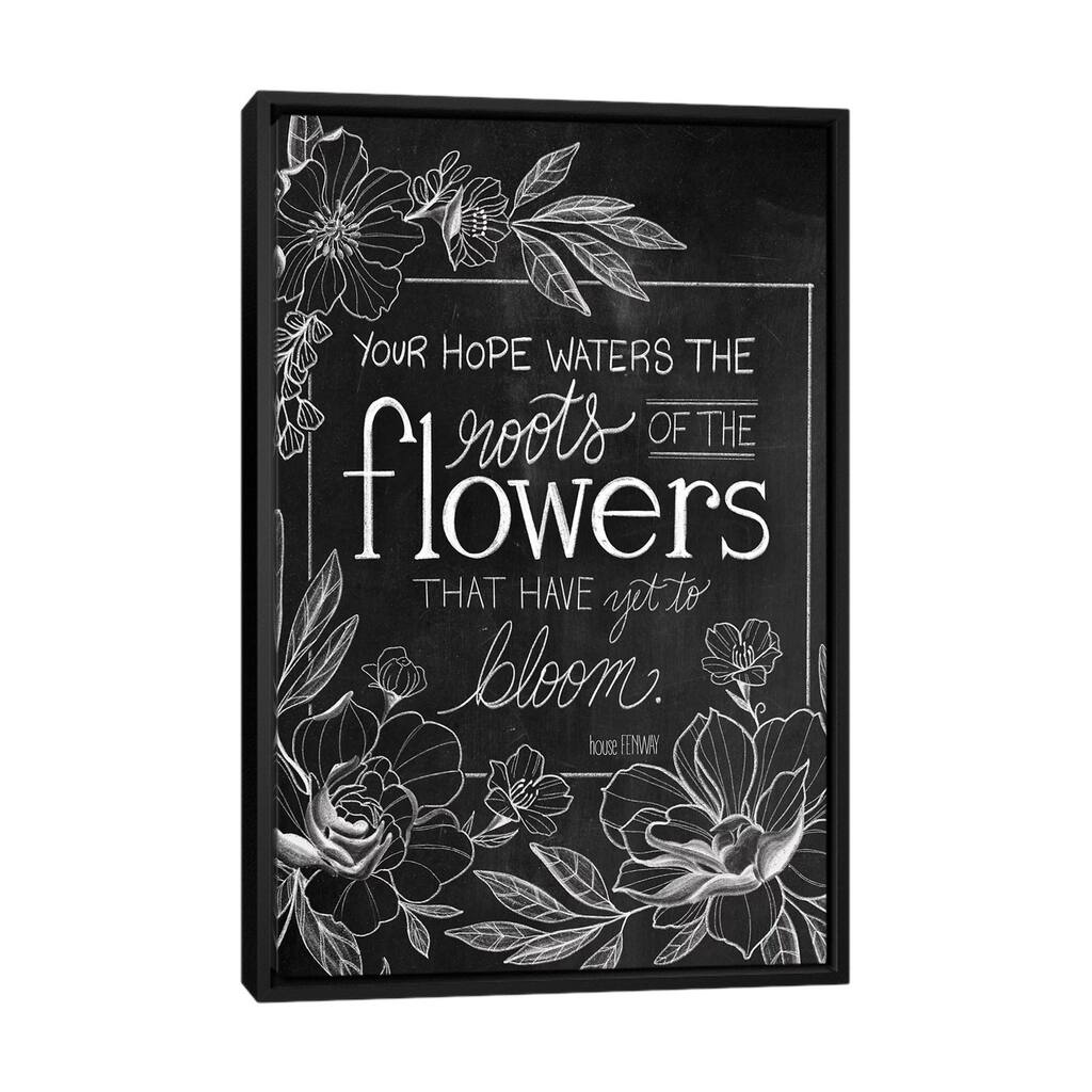 iCanvas "Yet To Bloom" by House Fenway Framed