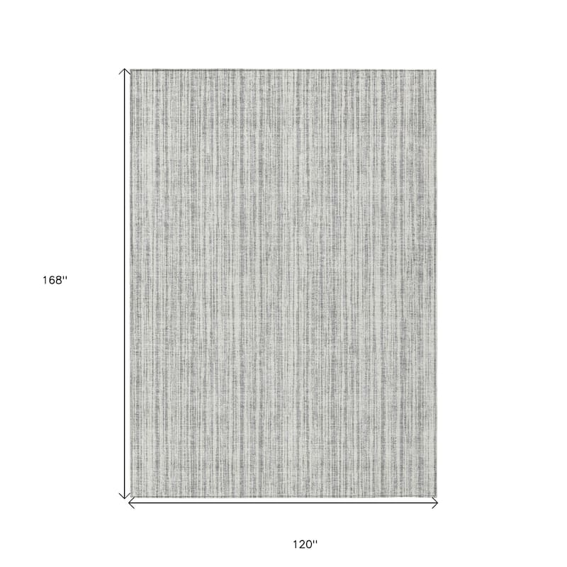 HomeRoots Striped Transitional Rectangle Outdoor Rug