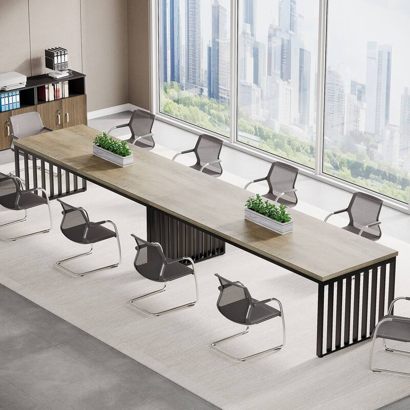 6.5 ft Conference Table, Small Conference Room Table - 2-pieces