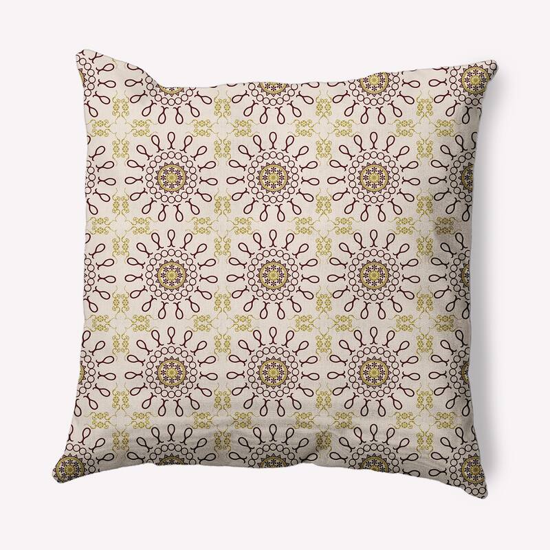 Sun Tile Decorative Throw Pillow