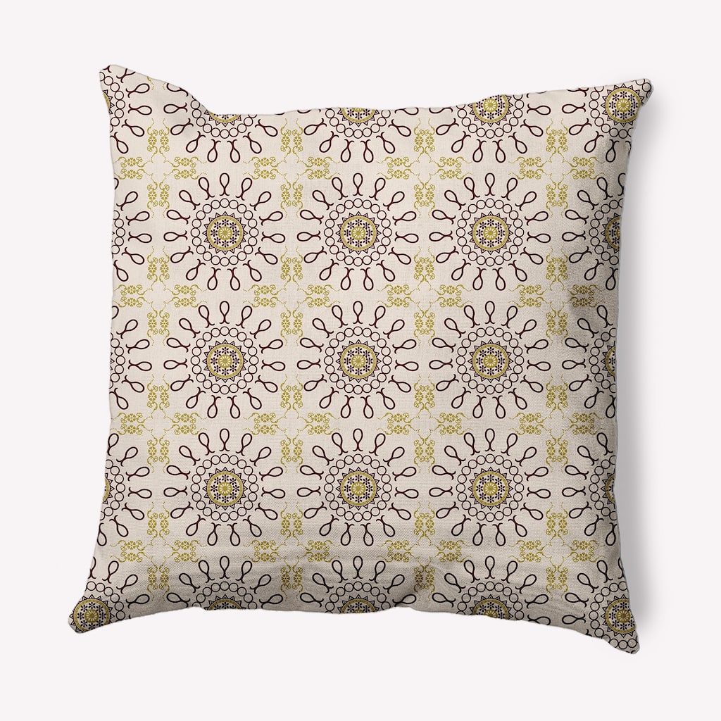 Sun Tile Decorative Throw Pillow