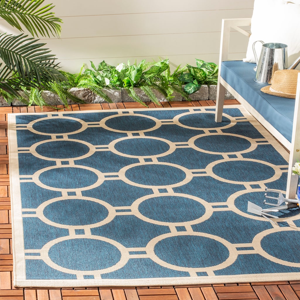 SAFAVIEH Courtyard Nira Indoor/ Outdoor Patio Backyard Rug