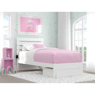 Oxford Platform Bed with Foot Drawer