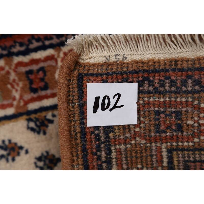 Paisley Botemir Oriental Boteh Area Rug Wool Handmade Carpet - 1'11" x 3'1"