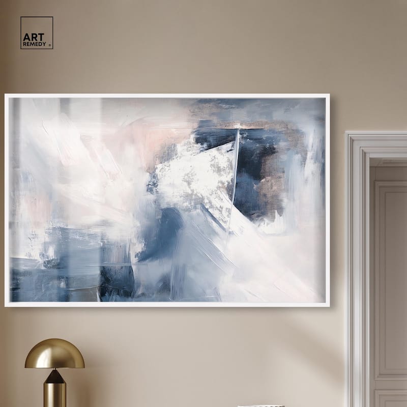 Blue Rapture II Shadowbox by Art Remedy