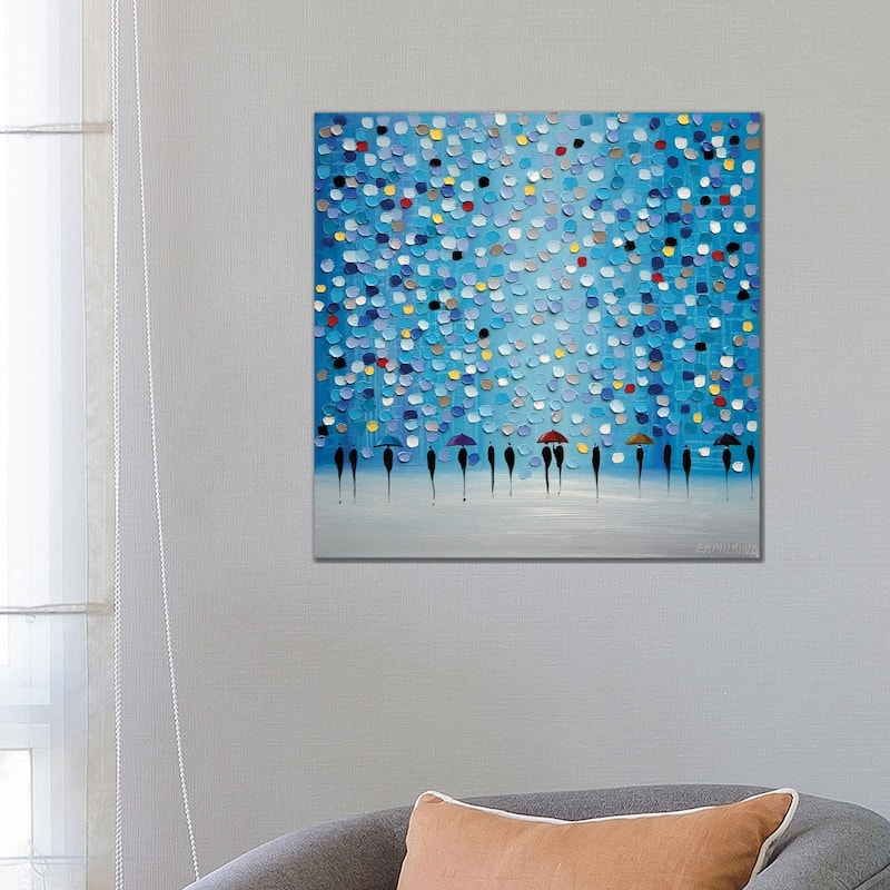 iCanvas "Colorful Dots" by Ekaterina Ermilkina Canvas Print - 26x26x1.5