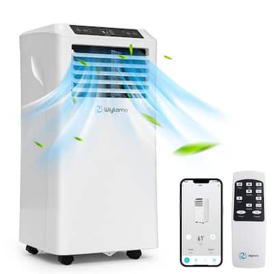 Xppliance 10,000 BTU (6,500 BTU DOE) Portable Air Conditioner Cools 450 sq.ft. with Dehumidifier, Remote and Wifi