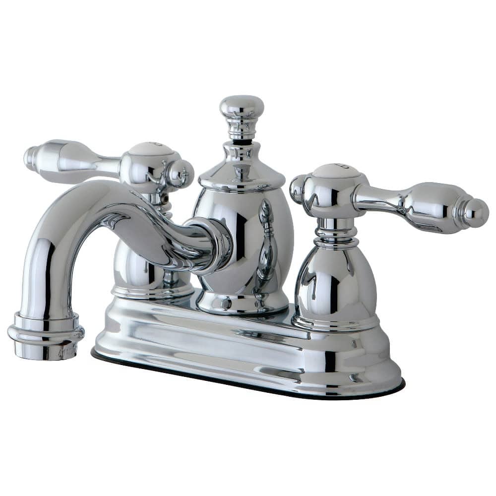 Kingston Brass Tudor Centerset Double Handle Bathroom Faucet - Free