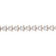 preview thumbnail 5 of 13, DiamondMuse 1.00 CT Sterling Silver Diamond Martini Bracelet for Women