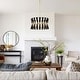 preview thumbnail 16 of 20, 6-light Modern Boho Hand-wrapped Woven Chandelier Natural Ivory Rope Fabric Drum Pendant Light