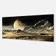 Designart 'Crashed Spaceship' Contemporary Metal Wall Art - Bed Bath ...