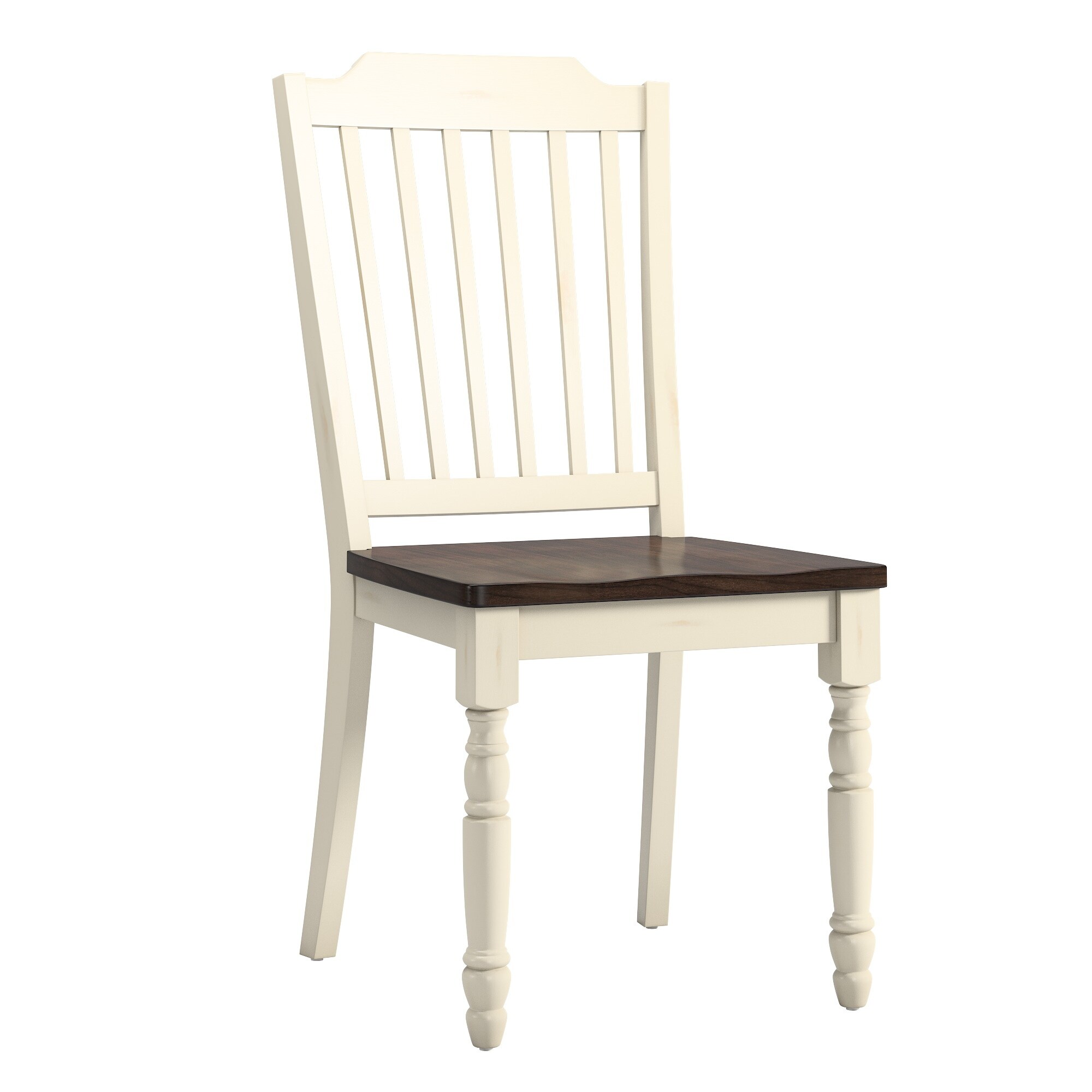 Mackenzie Country Style Two-tone Dining Chairs (Set of 2) by