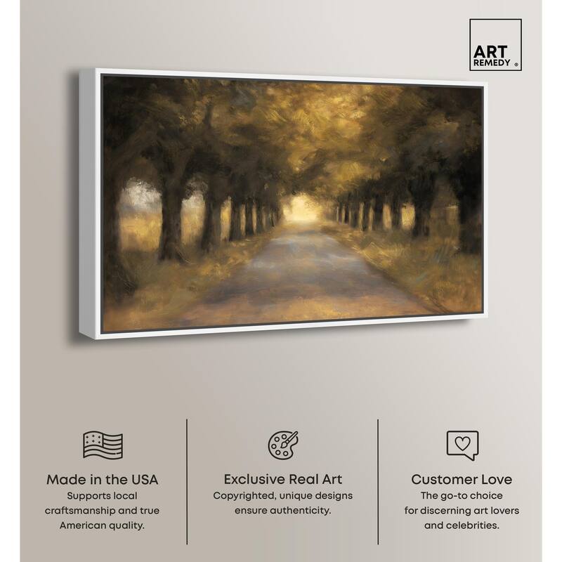 Misty Morning Canvas by Art Remedy