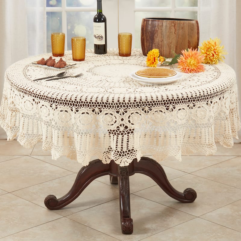 Handmade Crochet Lace Table Linens