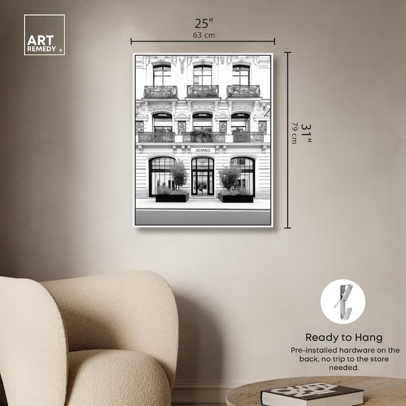 Lux Store Front Canvas by Art Remedy