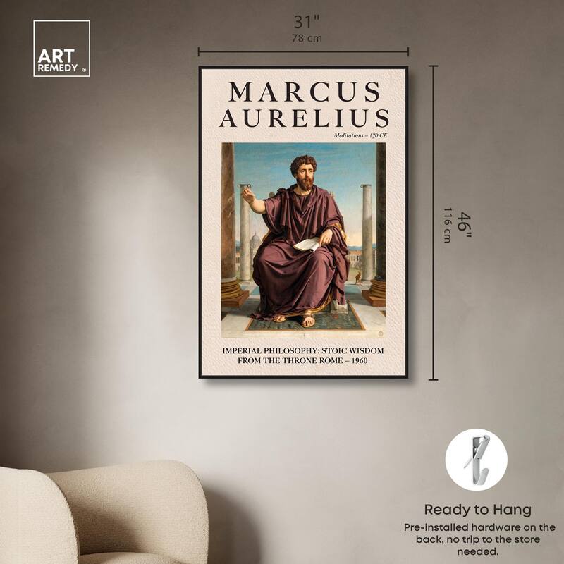 Emperor in Thought Canvas by Art Remedy
