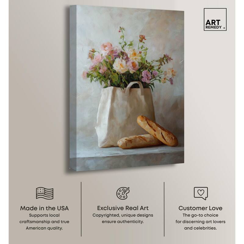 Chic Carryall II Canvas by Art Remedy, Gallery Wrapped