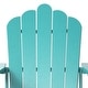 preview thumbnail 5 of 156, Aderson Outdoor Poly Adirondack Chair With Ottoman And Side Table 12-Piece Set