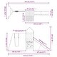 preview thumbnail 22 of 21, vidaXL Swing Set Outdoor Backyard Wooden Playground Equipment for Kids Age 3-8