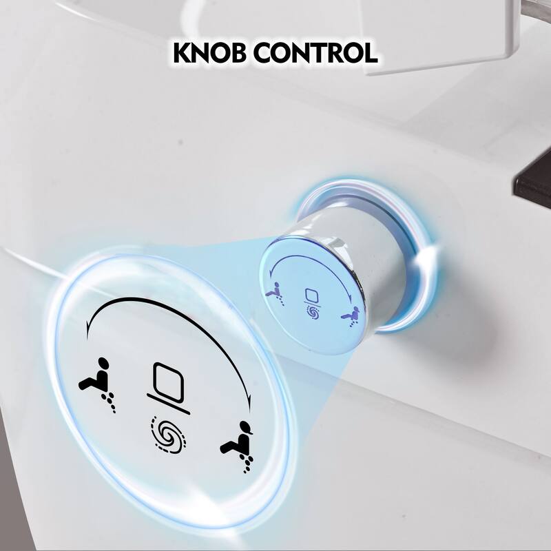 Smart Toilet Bidet Combo with Self-Cleaning Nozzle