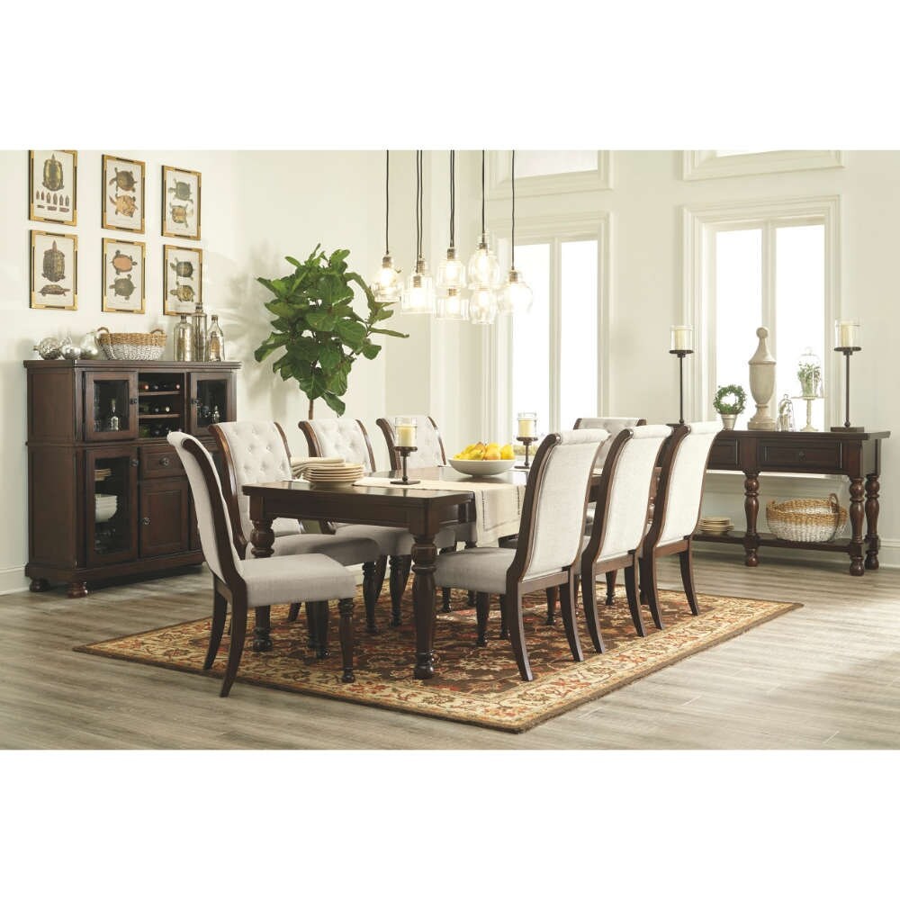 Shop Porter Dining Uph Side Chair 2 Cn Rustic Brown D697 04 Porter