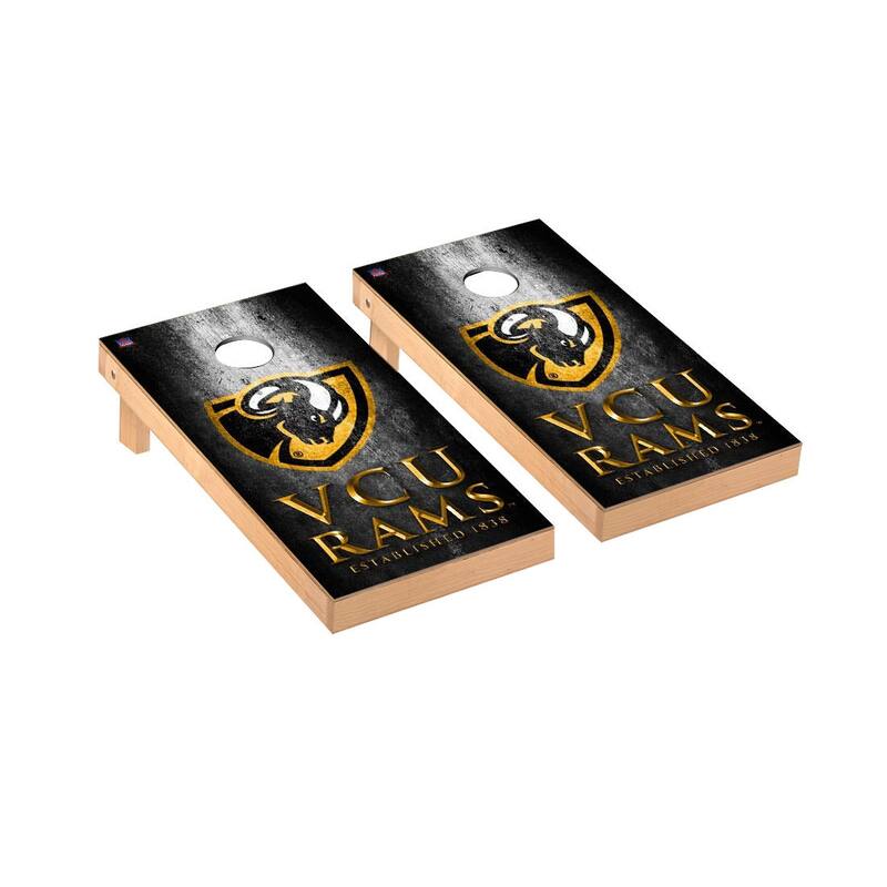 Virginia Commonwealth Rams 2x4 Pro Cornhole Boards - V2 - Include Team Bags + Carry Case