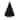 6ft 1600 Branches PVC Christmas Tree Black - N/A