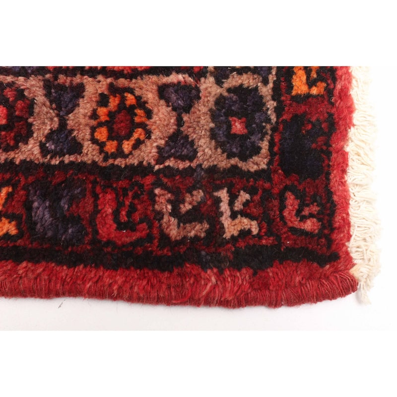 ECARPETGALLERY Hand-knotted Andelz Black Wool Rug - 3'4 x 7'6