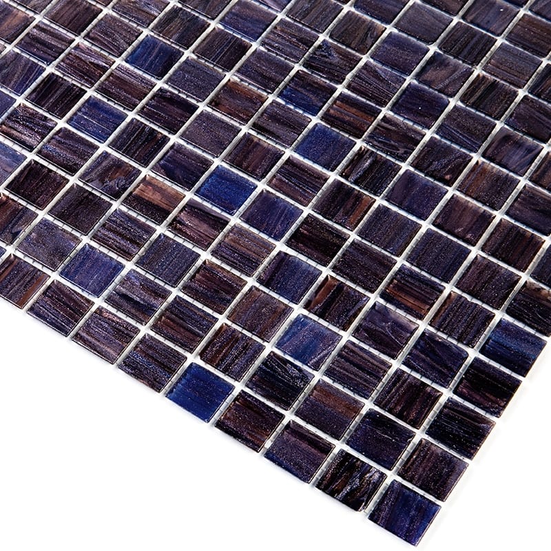 Apollo tile 12" x 12" Celestial Glossy Deep Indigo Blue Glass Tile (20 sq ft/case) - 20 Pack
